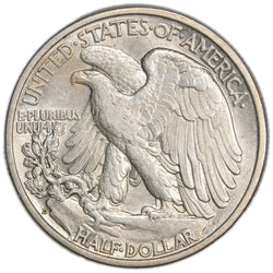 SOLD United States 1936-D 50 Cents Walking Liberty Half Dollar Silver Coin - AU