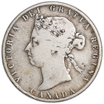 SOLD Canada 1892 Obverse 4 50 Cents Half Dollar Silver Coin - Very Good