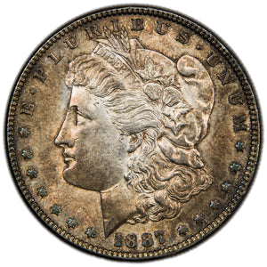 United States 1887 $1 Morgan Silver Dollar Coin