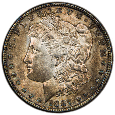 United States 1887 $1 Morgan Silver Dollar Coin