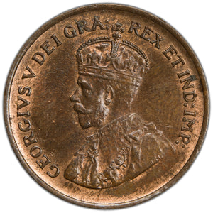 SOLD Canada 1933 1 Small Cent Coin - Uncirculated +