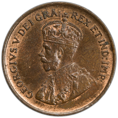 Canada 1933 1 Small Cent Coin - Uncirculated +