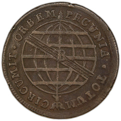 Brazil 1816 Bahia Mint 20 Reis Coin