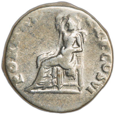 Ancient Rome AD 75 Vespasian AR Denarius Coin RIC #774 3.45g