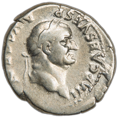 Ancient Rome AD 73 Vespasian AR Denarius Coin RIC #65 3.32g