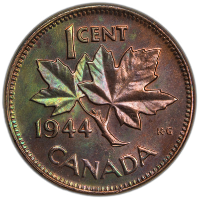 SOLD Canada 1944 1 Small Cent Coin - Uncirculated +