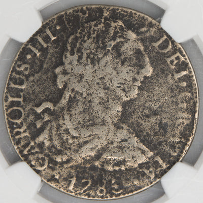 Mexico Shipwreck 1783 Mo FF 8 Reales Silver Coin - NGC Genuine - El Cazador