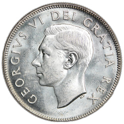 Canada 1949 50 Cents Half Dollar Silver Coin -  Choice Uncirculated