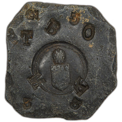 Trinidad & Tobago Lead Klippe Trial Piece - 46.67 x 45.13mm - 31.97g