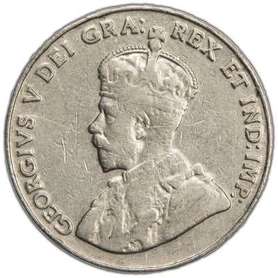 SOLD Canada 1926 Far 6 5 Cents Nickel Coin - Fine