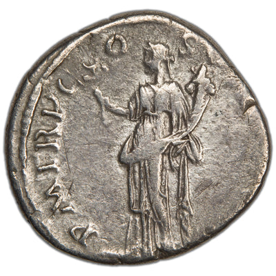 Ancient Rome AD 116 Trajan AR Denarius Coin RIC #345 2.83g