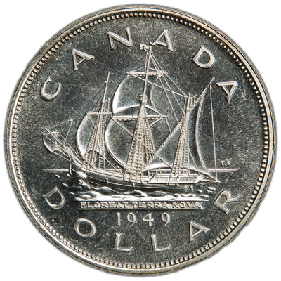 SOLD Canada 1949 $1 Silver Dollar Coin - Uncirculated +