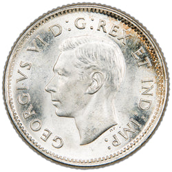 SOLD Canada 1943 10 Cents Dime Silver Coin - Choice Uncirculated