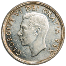 Canada 1950 SWL $1 Silver Dollar Coin - Choice Uncirculated