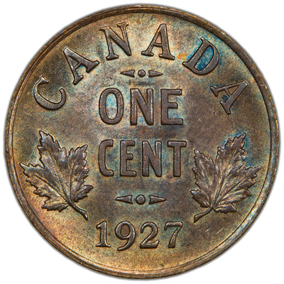 Canada 1927 One Small Cent Coin - Uncirculated