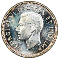 SOLD Canada 1947 Maple Leaf 10 Cents Dime Silver Coin - Choice Uncirculated