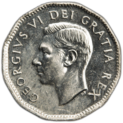 SOLD Canada 1951 5 Cents Nickel Coin - Choice Uncirculated