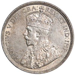 Newfoundland 1911 50 Cents Half Dollar Silver Coin - AU