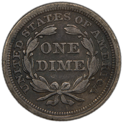 United States 1853 10 Cents Seated Liberty Dime Silver Coin