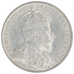 Newfoundland 1904-H 50 Cents Half Dollar Silver Coin - PCGS AU-55
