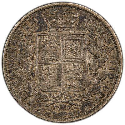 SOLD Great Britain 1881 Half Crown Silver Coin