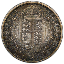 Great Britain 1887 Half Crown Silver Coin