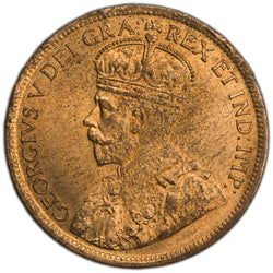 Canada 1916 1 Large Cent Coin - Choice Uncirculated