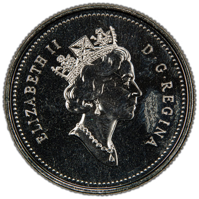 Canada 1999 November Mule 25 Cents Quarter Coin