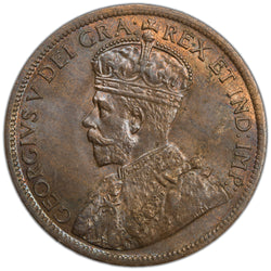 Canada 1919 1 Large Cent Coin - Uncirculated +