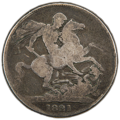 SOLD Great Britain 1821 Crown Silver Coin
