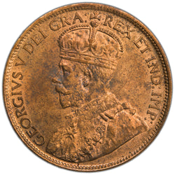 Canada 1920 1 Large Cent Coin - Uncirculated
