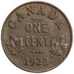 Canada 1923 1 Small Cent Coin - EF