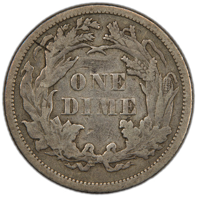United States 1871 10 Cents Seated Liberty Dime Silver Coin