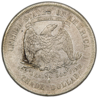 SOLD United States 1877-S $1 Trade Dollar Silver Coin - Hairlines