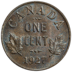 SOLD Canada 1927 1 Small Cent Coin - Uncirculated +