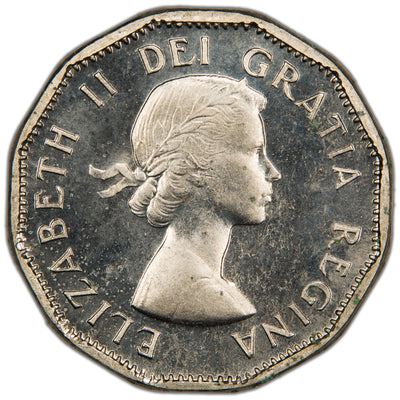 Canada 1956 5 Cents Nickel Proof Like Coin - Heavy Cameo