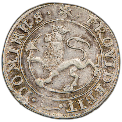 Reverse of a Norway 1666 2 Mark silver coin (H-67G, SKU: SP2820), depicting the crowned Norwegian lion holding an axe/halberd within a coat of arms shield, flanked by the value 2 MARCK DANSKE and the date 1666, with mintmaster initials below.