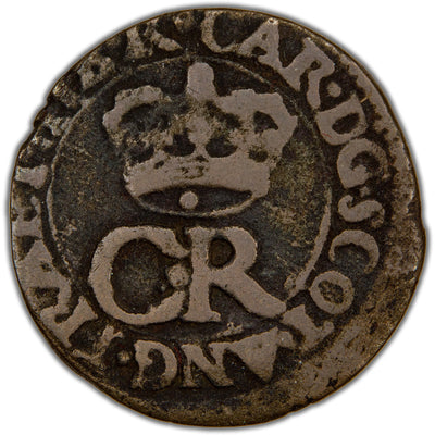 Scotland c.1625-1649 Charles I 2d Turner Coin SCBC 5602 2.73g
