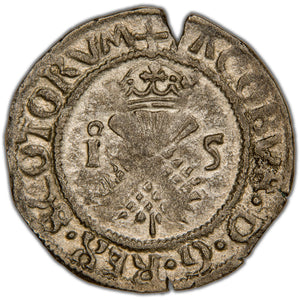 Scotland c.1538-1542 James V One Bawbee Coin SCBC 5384 1.56g