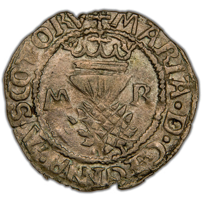Scotland c.1542-1558 Mary One Bawbee Coin SCBC 5432 1.38g
