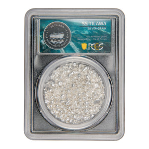 SS Tilawa Shipwreck Silver Shot - PCGS Certified - 1 oz .999 Fine