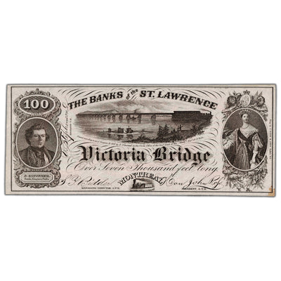 The Bank of the St. Lawrence ND 100 Views Note