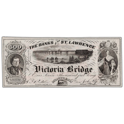 The Bank of the St. Lawrence ND 500 Views Note