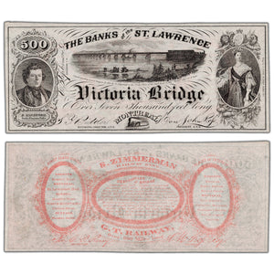 The Bank of the St. Lawrence ND 500 Views Note