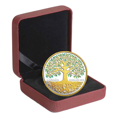 Canada 2018 $20 Tree of Life Fine Silver Coin