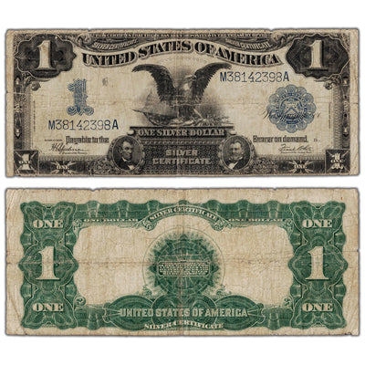 SOLD United States 1899 $1 "Black Eagle" Silver Certificate Note - Circulated