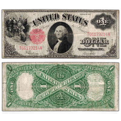 SOLD United States 1917 $1 Legal Tender Note - Circulated