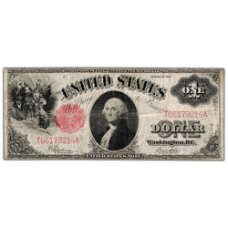 United States 1917 $1 Legal Tender Note - Circulated