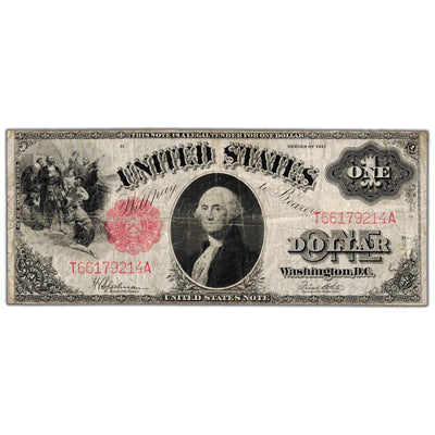 SOLD United States 1917 $1 Legal Tender Note - Circulated