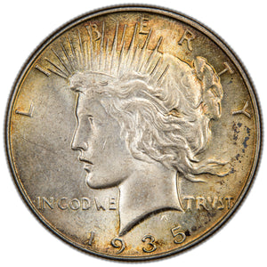 United States 1935 $1 Peace Silver Dollar Coin